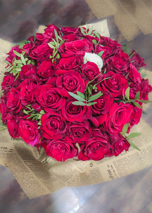 Buchet "Red velvet"