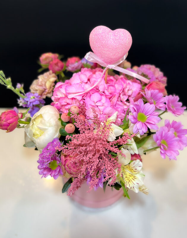 Aranjament floral "Pink Delicacy" - Image 2